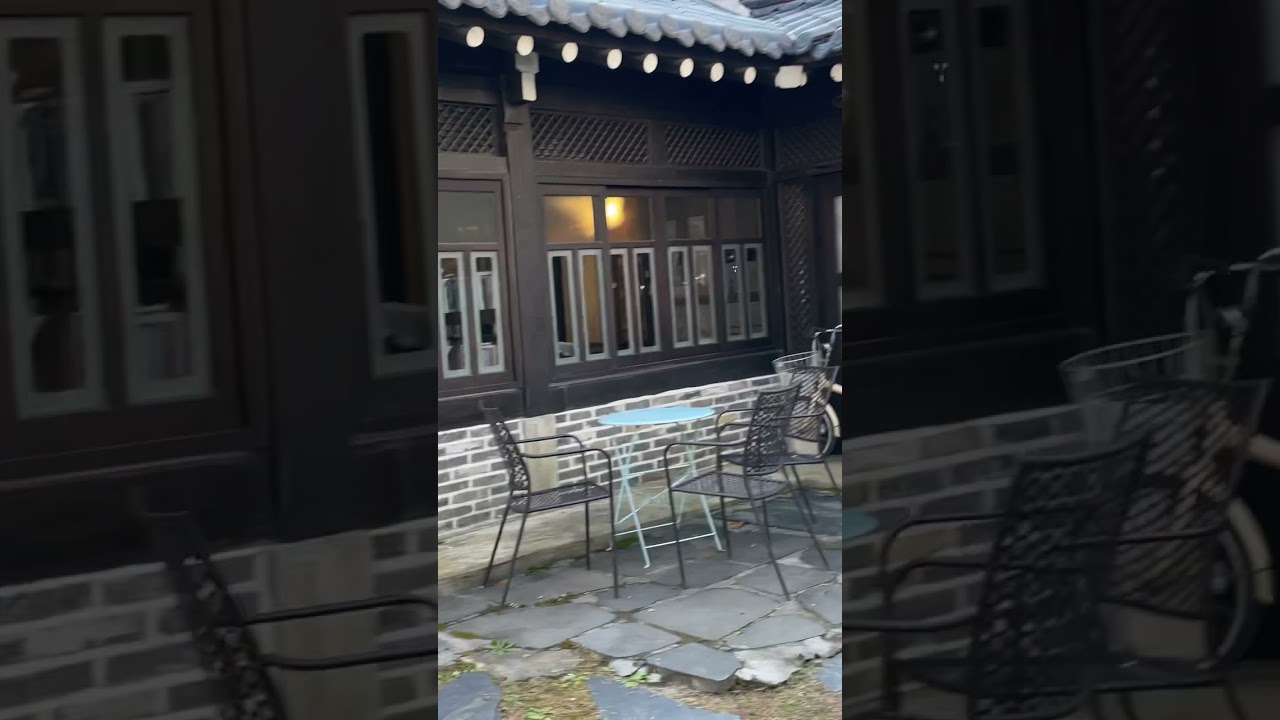 목련을 부탁해 전주여행 전주카페 한옥마을 전통 한국식 추억 HD 4K cafe street camera