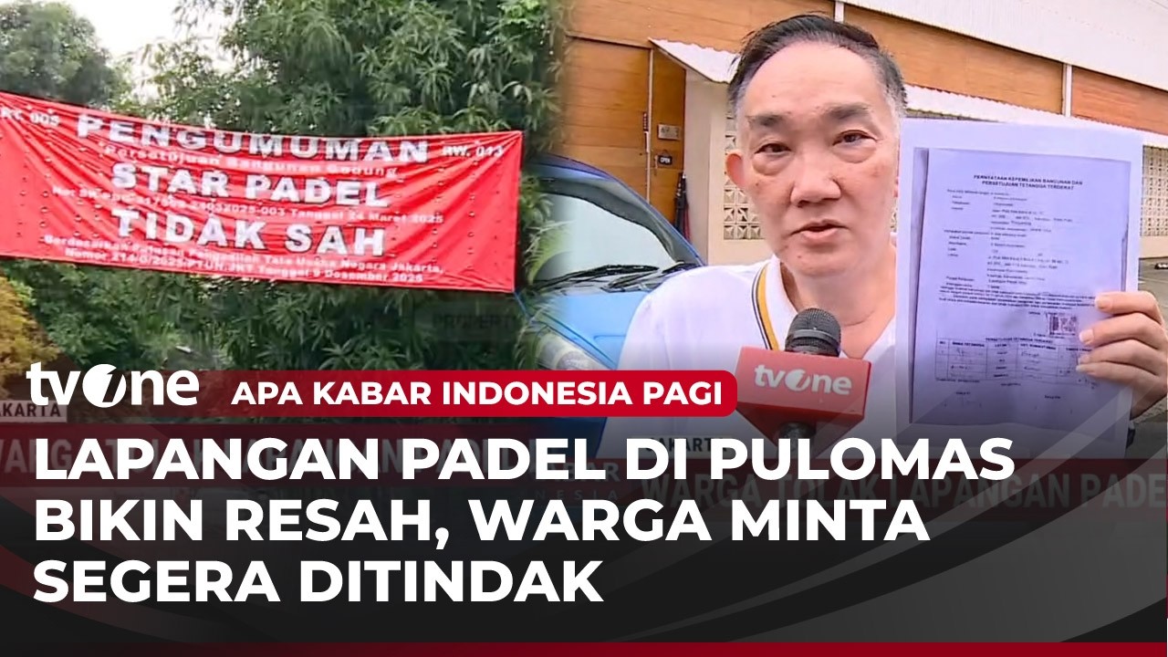 Warga Pulomas Protes Lapangan Padel, Bising Dan Macet | AKIP