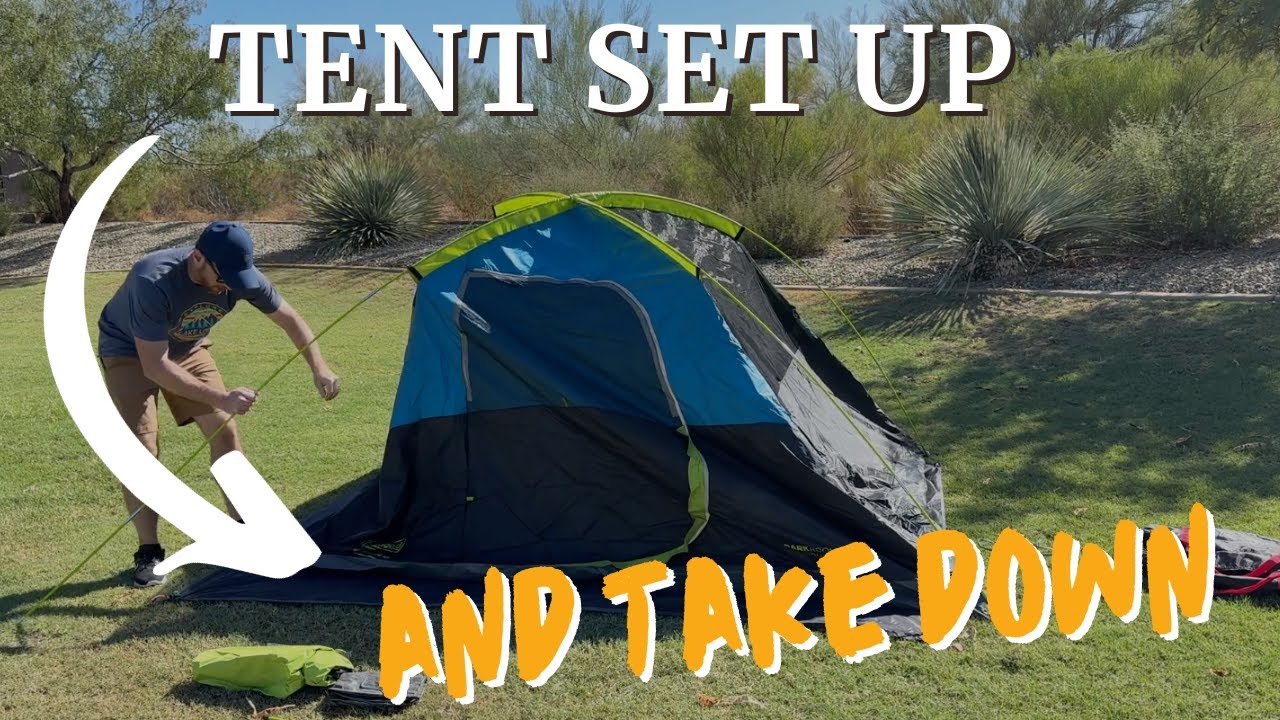 Setting up tents can be frustrating. This is how I set up my
