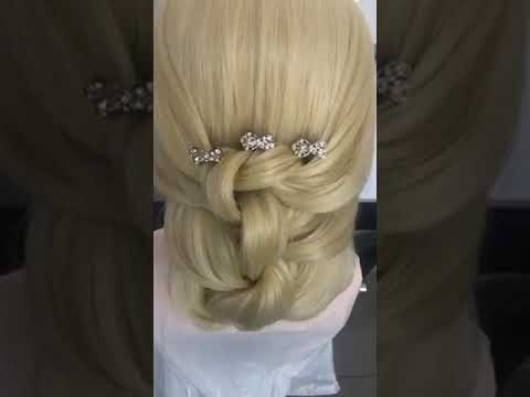 Wedding hairstyles long hair color blond #shortvideo #shorts #short #weddinghairstyles #hair