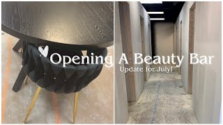 Opening A Beauty Bar For The First Time in Orlando, Florida! Do A Walkthrough With Me!