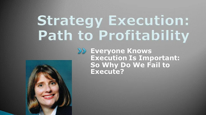 Strategy Execution  Path to Profitability by Denis...