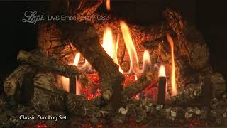 Lopi DVS Ember-Glo GS2 Gas Insert Lopi 32 Dvs Gas Insert Install Burning Video