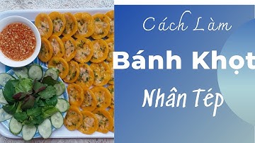 Cách làm Bánh Khọt Nhân Tép | Bánh Khọt miền Tây#BếpBibo