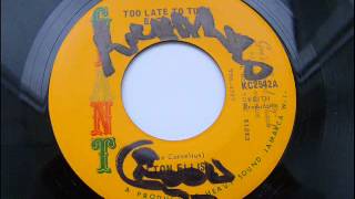 Alton Ellis  Too Late To Turn Back