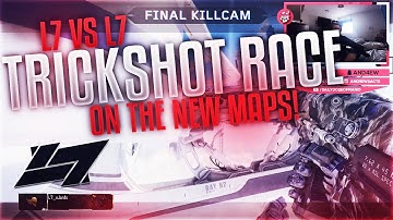 L7 vs L7 - 3v3 TRICKSHOT RACE ON THE NEW MAPS!
