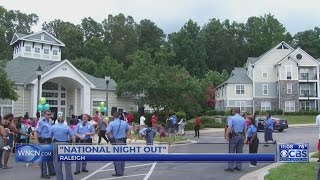 Raleigh-area law enforcement get to know communities on National Night Out