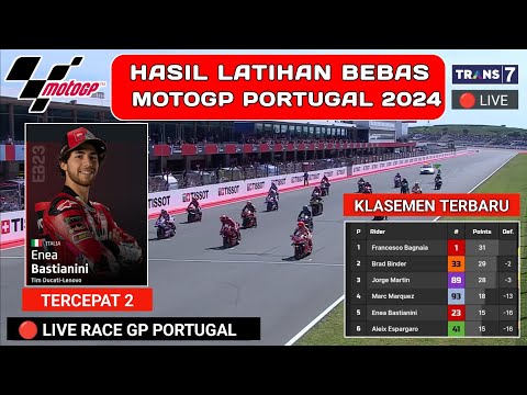 Hasil MotoGP Hari ini - Hasil Latihan Bebas 2  MotoGp Portugal 2024 - Jadwal motogp 2024