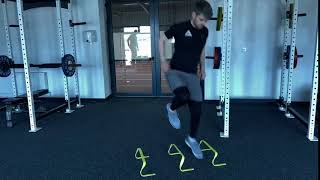 Lateral Hurdle Hop to Lateral Bound
