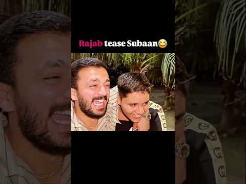 Rajab's Funny TEASING🤣 #likesharesubscribe #funny #rajabfamily #love #unfreezemychannel #shortsfeed
