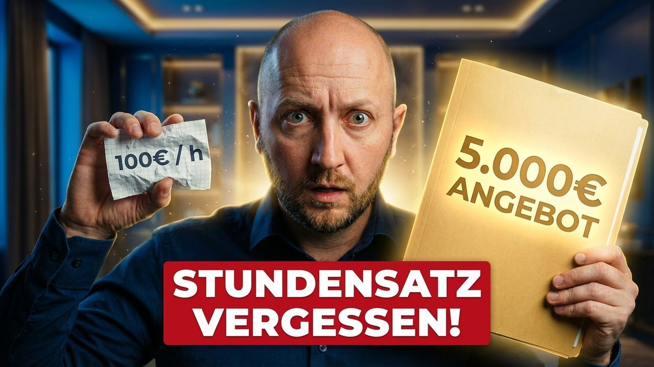 Zu viele Stunden für zu wenig Geld? Das ändern wir jetzt - Paket-Preis statt Stundensatz kalkulieren