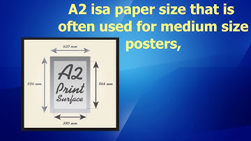 A2 PAPER SIZES