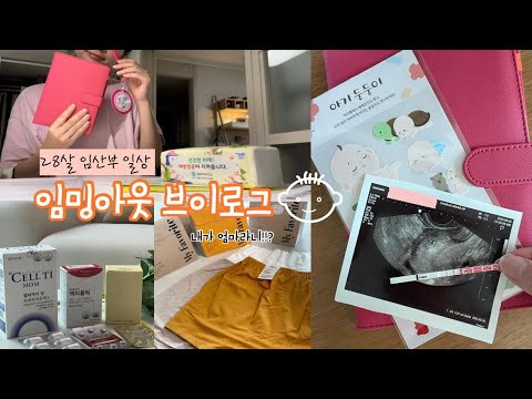 임밍아웃 VLOG | 한 번에 성공이라고..? 이리 허무하게 임밍아웃이라니! 친정 엄마 찐 반응, 임신초기 내가 구매한 것들 추천, 임산부 단축근무 시작.