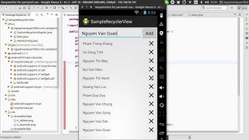 RecyclerView trong Android