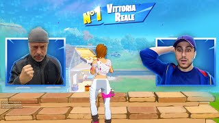 Gioco in DUO con PAPA' e VINCIAMO! *ASSURDO* Fortnite ITA!