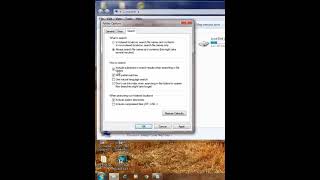 How to Adjust Folder search Settings in Windows 7
