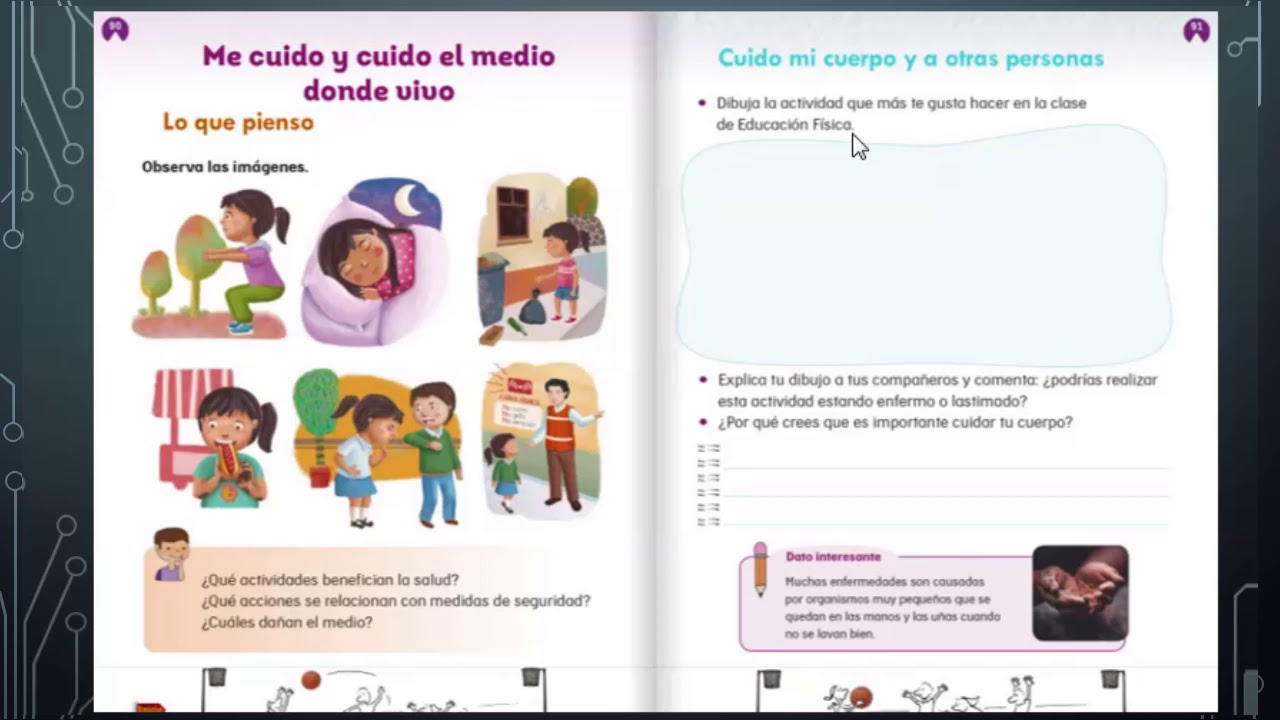 Me cuido y cuido a los demás. Conocimiento del Medio. Primer grado