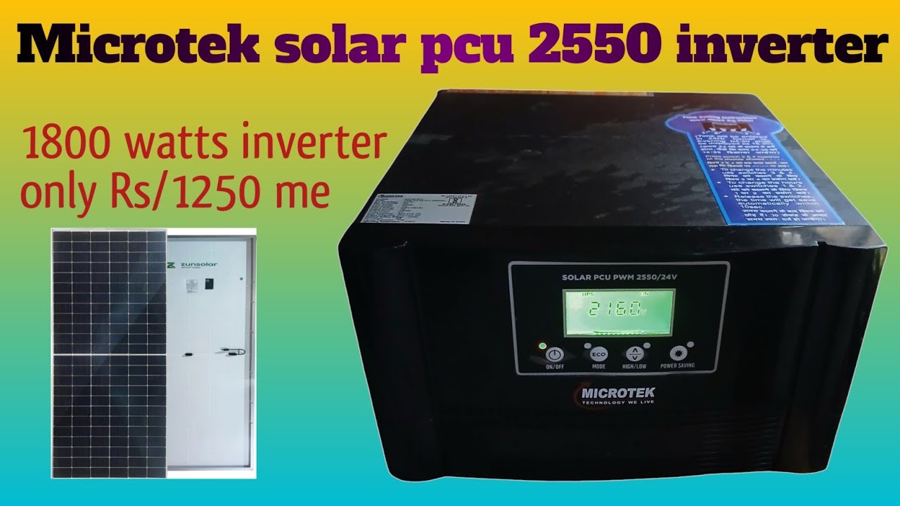 inverter _solar pcu pwm 2550/24 volt.microtek solar inverter