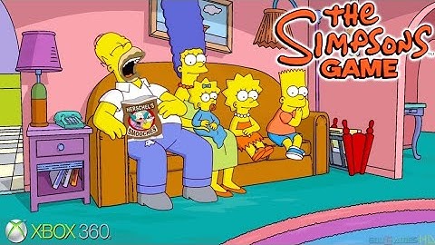 The Simpsons Game (2007) - Intro Xbox 360