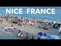 Nice france  promenade des anglais nice famous beach front 4k u60 fps