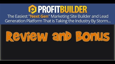 WP Profit Builder Review And Bonus | How To Create A Best Landing Page