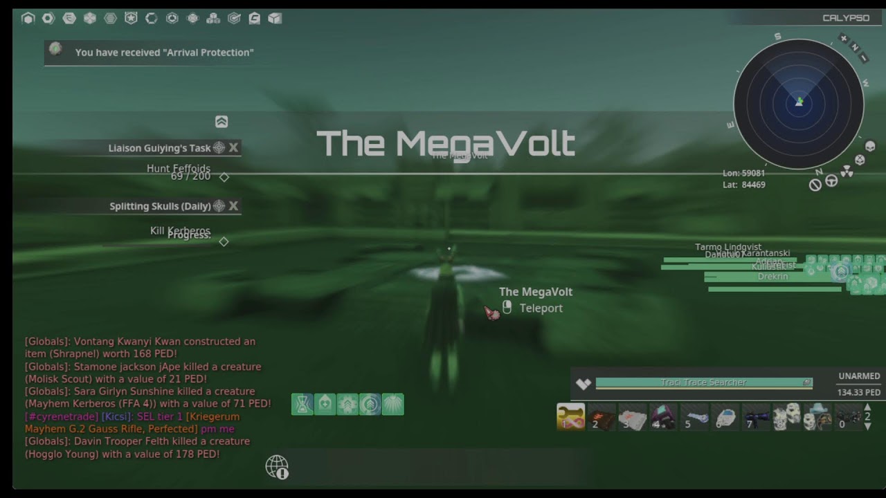 Entropia Universe Feffoid Hunt