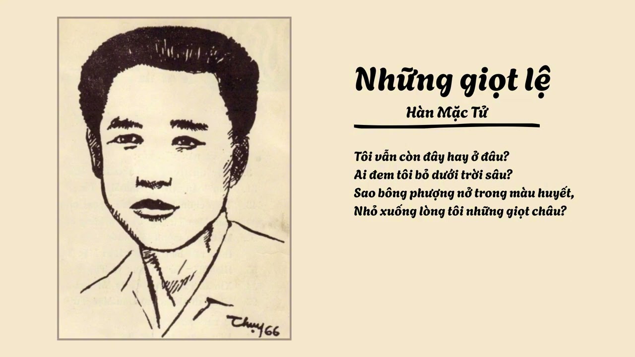 NHỮNG GIỌT LỆ - HÀN MẶC TỬ | NHẠC BUỒN CỔ ĐIỂN