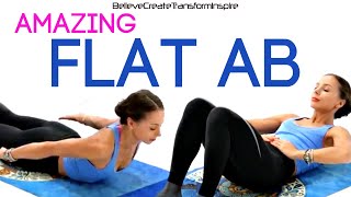 Flat Ab Workout | Six Pack Yoga Abs #1 | Abs With Juliette screenshot 4