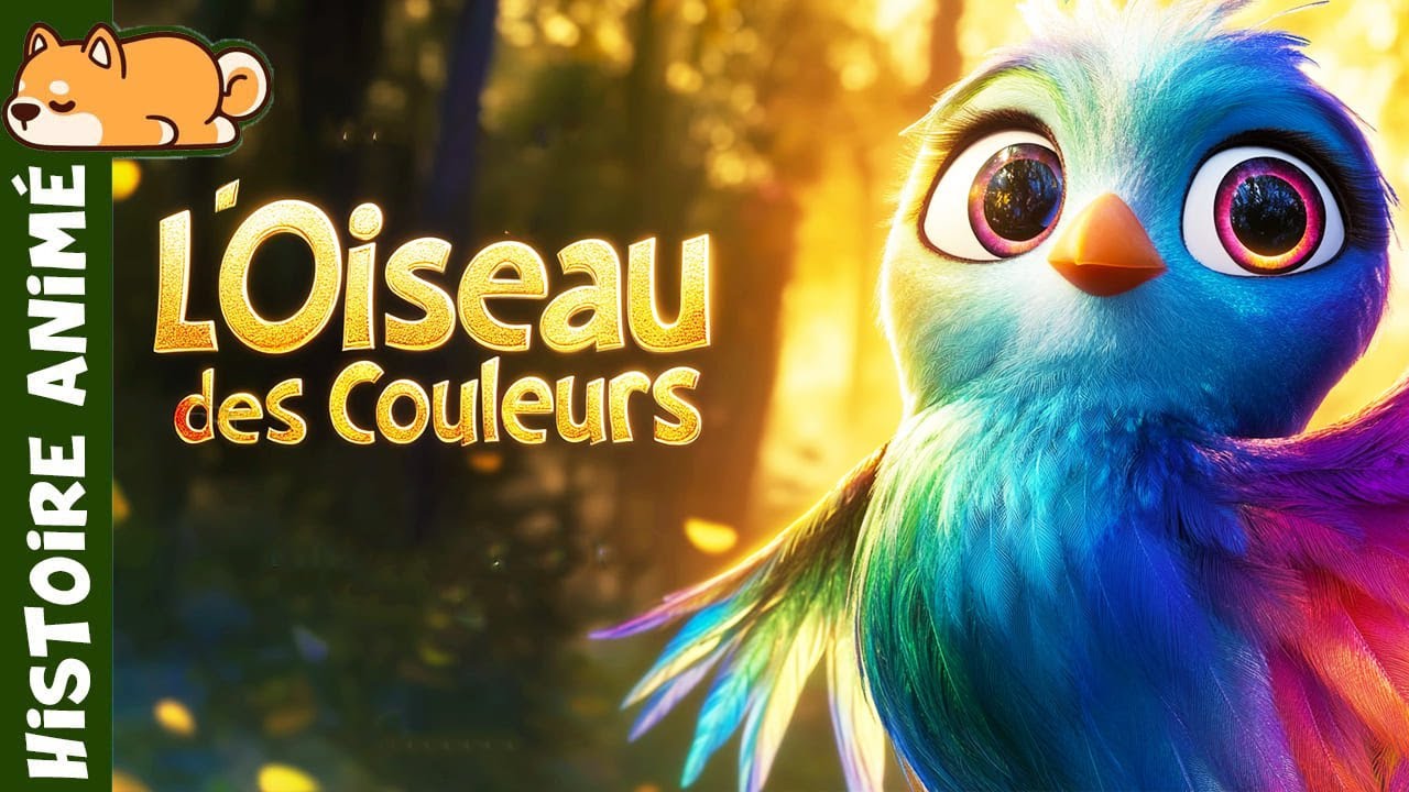 L’Oiseau qui Change de Couleur ! 🌈✨ Histoire tendre pour une nuit calme et sereine