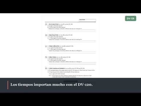 Cómo Llenar el Formulario DV-120 en California (2026): Respuesta a una Orden de Protección