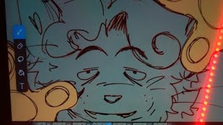 filming myself animste cause i cant screen record from my tablet. its 2 am