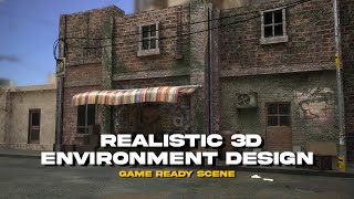 Abandoned Urban Street | Realistic 3D Environment Design | Game Ready Scene