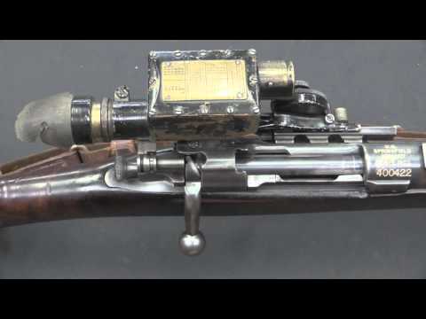 M1903 Sniper Rifle with Warner & Swasey M1913 Musket Sight