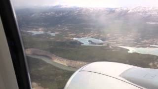 Flying over the Yukon.