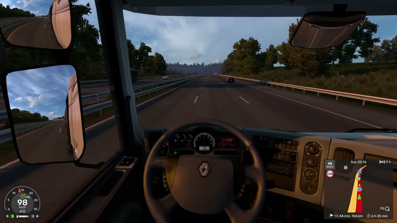 Euro Truck Simulator 2 Delivery large tubes across Austria (21 t) №4