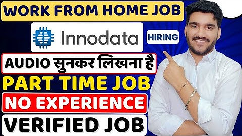 Innodata Work From Home Jobs 2025 | Part Time Jobs | Online Jobs At Home | Verified WFH Remote Jobs