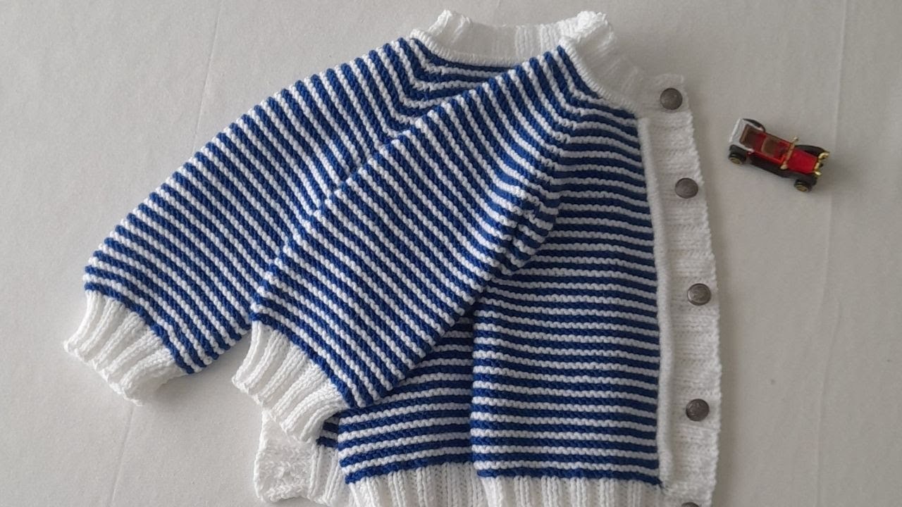 Spor Erkek Bebek Hırkası                                           #baby #madenin_elemeği #knitting