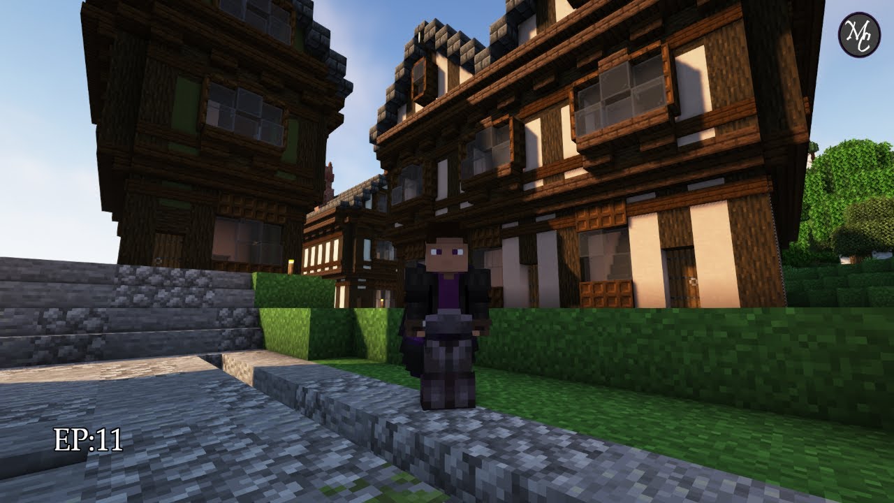 Building Part 1 Of My First Town - Episode 11 Survival Lets Play - YouTube