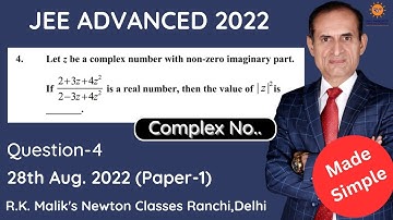 Ques 4 JEE Adv.  2022  (Paper-1)  Complex Number