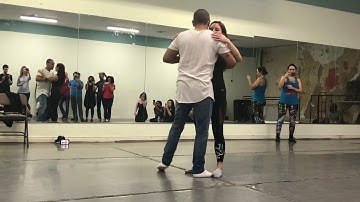 Kadu and Larissa - after workshop demo