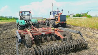 123,124-Д.Погнутый вал на БДТ-7.Дисковка зяби на тракторах Т-150К 123,124-Д.Погнутый вал на БДТ-7.Дисковка зяби на тракторах Т-150К