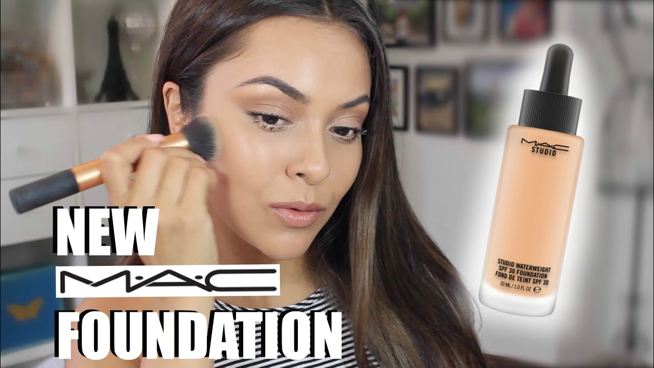 MAC Studio Waterweight Foundation Review And Demo TrinaDuhra YouTube