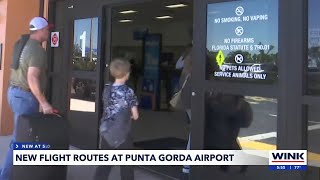 New flight routes at Punta Gorda Airport