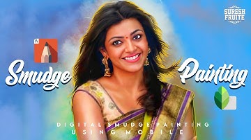 Smudge Digital painting | Digital portrait | Autodesk mobile | Autodesk sketchbook | Telugu Tutorial