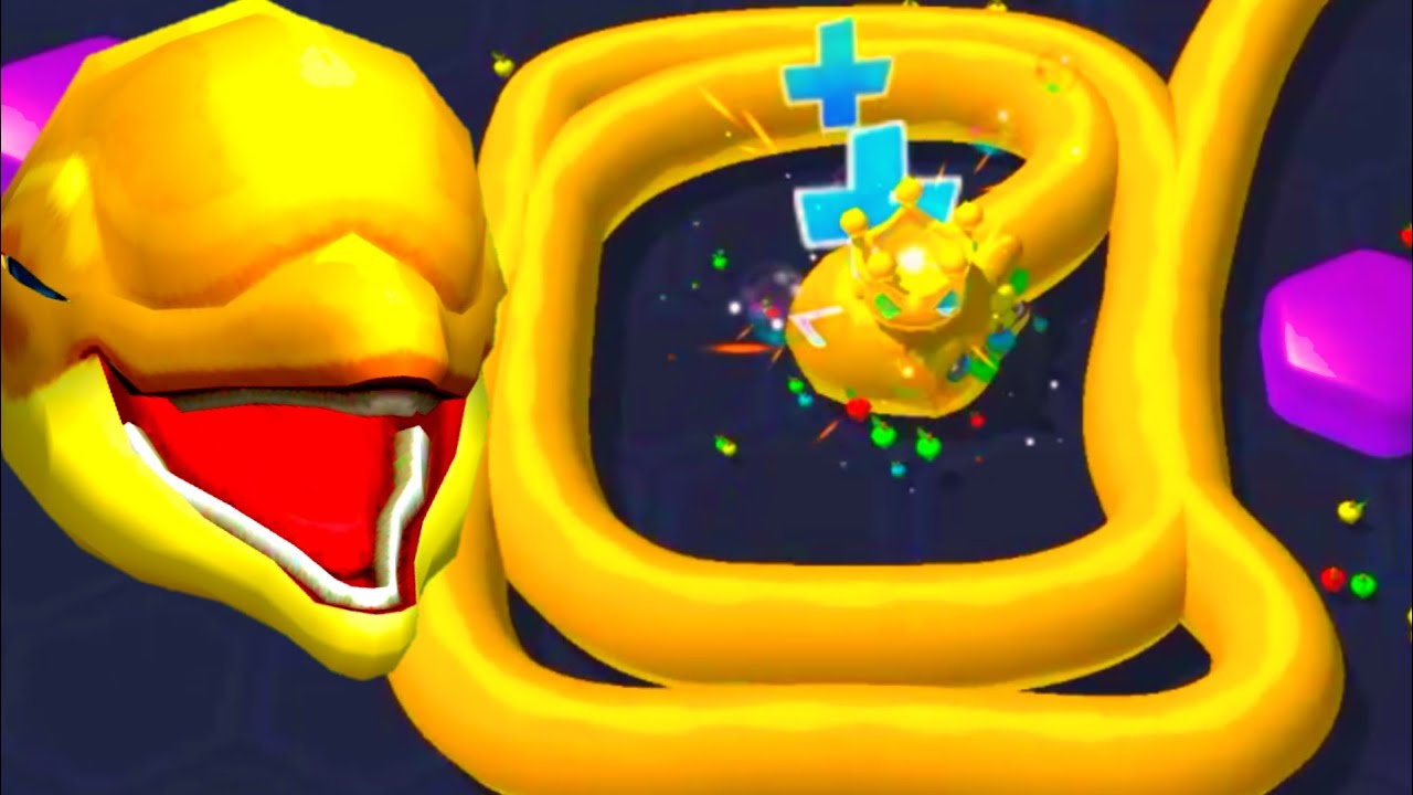 1 KILL + 77,000 SCORE WITH MAGNET TRICK !? Golden Dolphin King - Snake Rivals