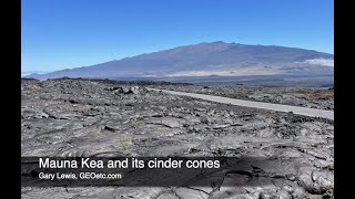 Mauna Kea and its cinder cones