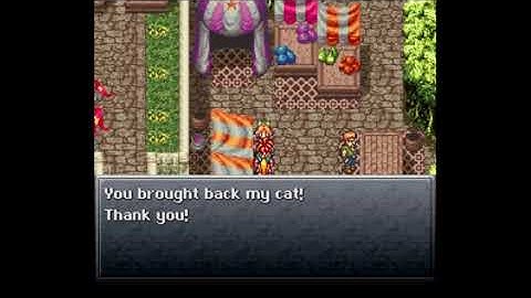 Chrono Trigger (SNES) - Millennial Fair (1000 AD) - Finding the cat