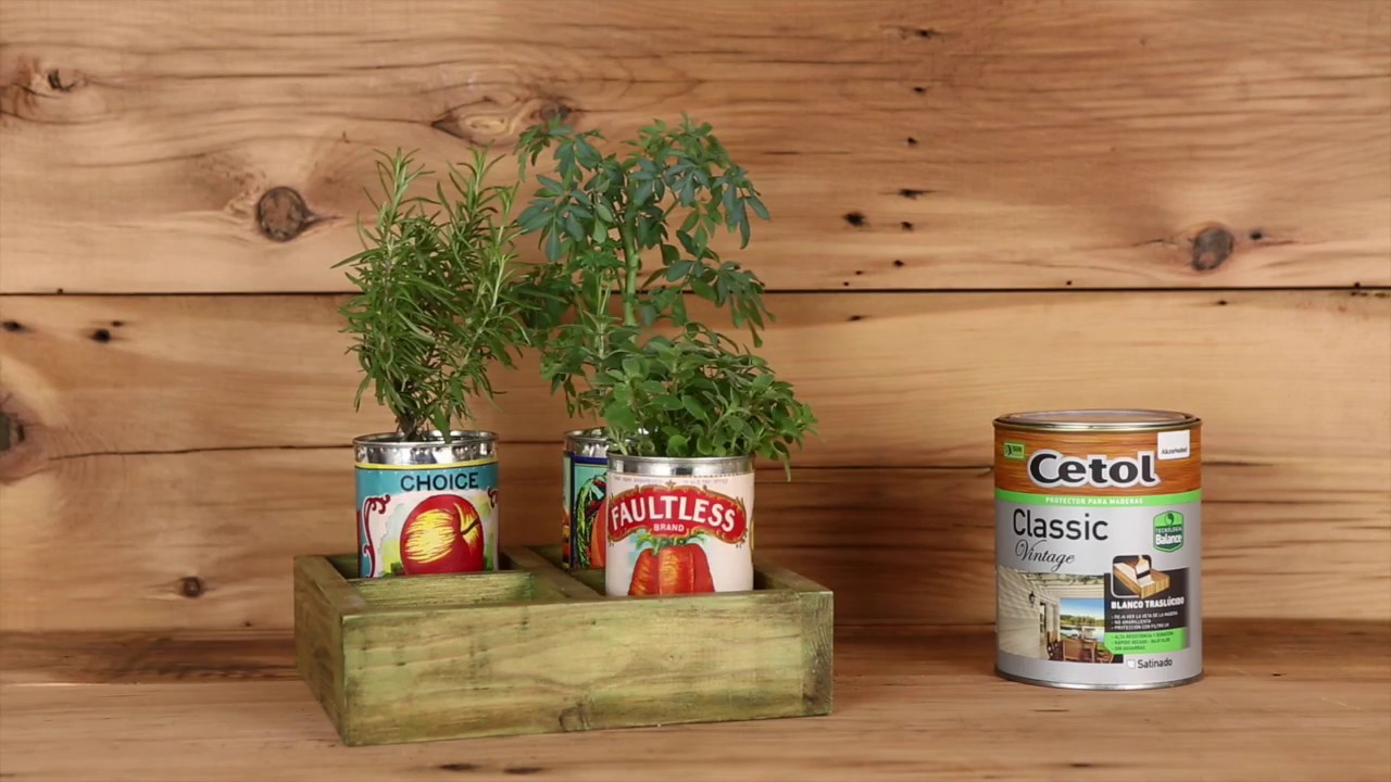 DIY Cajoncito de madera con latas vintage YouTube