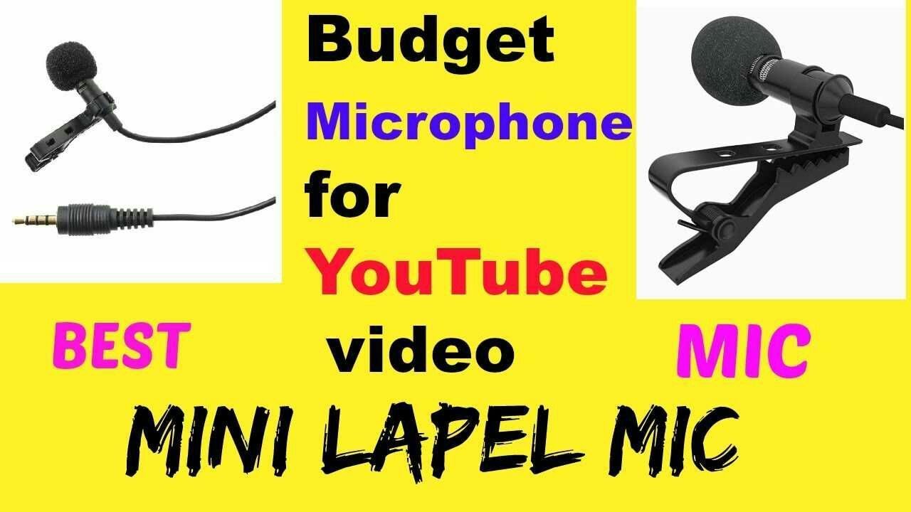 Best collar mic for youtube beginners low cost . YouTube