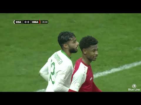 أبرز ما قدمه نجم بلولاين الكابتن محمد ابو الشامات في مواجهة المنتخب السعودي والمنتخب العماني